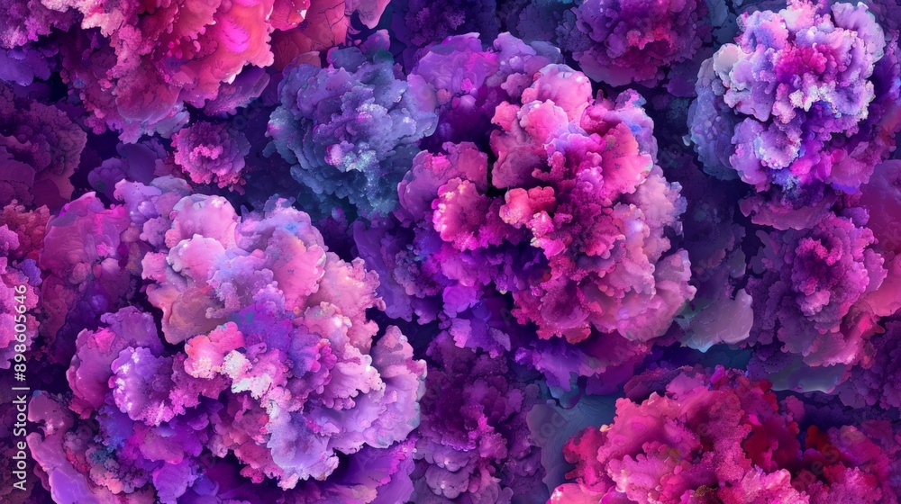 Fototapeta premium Abstract background with colorful alcohol ink creating a beautiful cloudy texture
