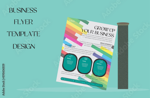  Creative Business Flyer Template. Meticulously designed, it blends artistic ingenuity with strategic layout, ensuring a captivating promotional tool. Versatile 
