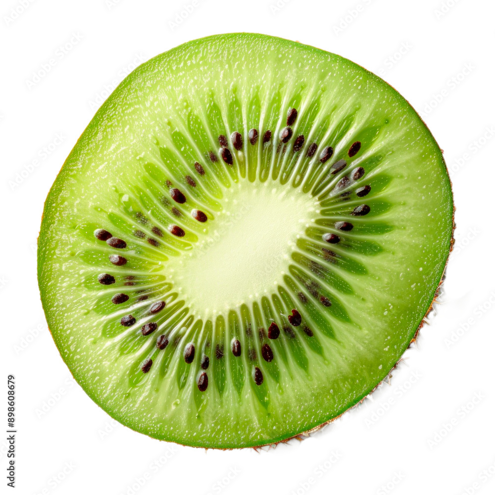 Slice of kiwi fruit. PNG element isolated on transparent background. Slice of kiwi fruit. PNG element isolated on transparent background.