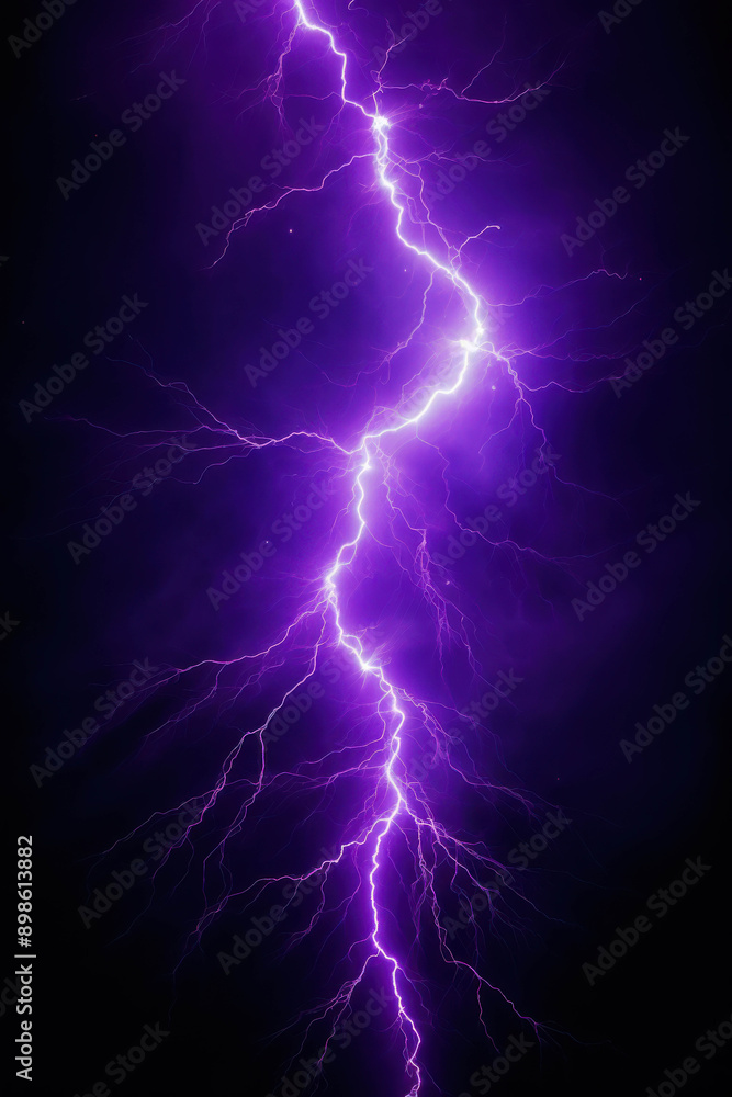 The Majestic Burst of Purple Lightning Illuminating the Night Sky with an Electrifying Splendor The Majestic Burst of Purple Lightning Illuminating the Night Sky with an Electrifying Splendor