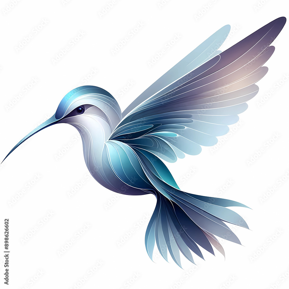 Obraz premium hummingbird digital PNG images on white background