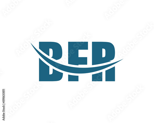 BFR Logo design vector template. BFR logo design. photo