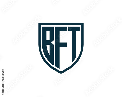 BFT Logo design vector template. BFT Logo design. photo