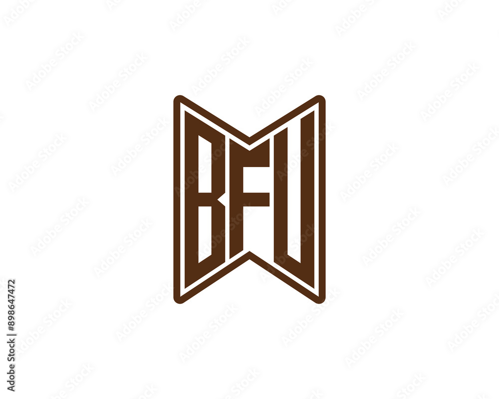 BFU logo design vector template. BFU logo design. BFU logo design vector template. BFU logo design.
