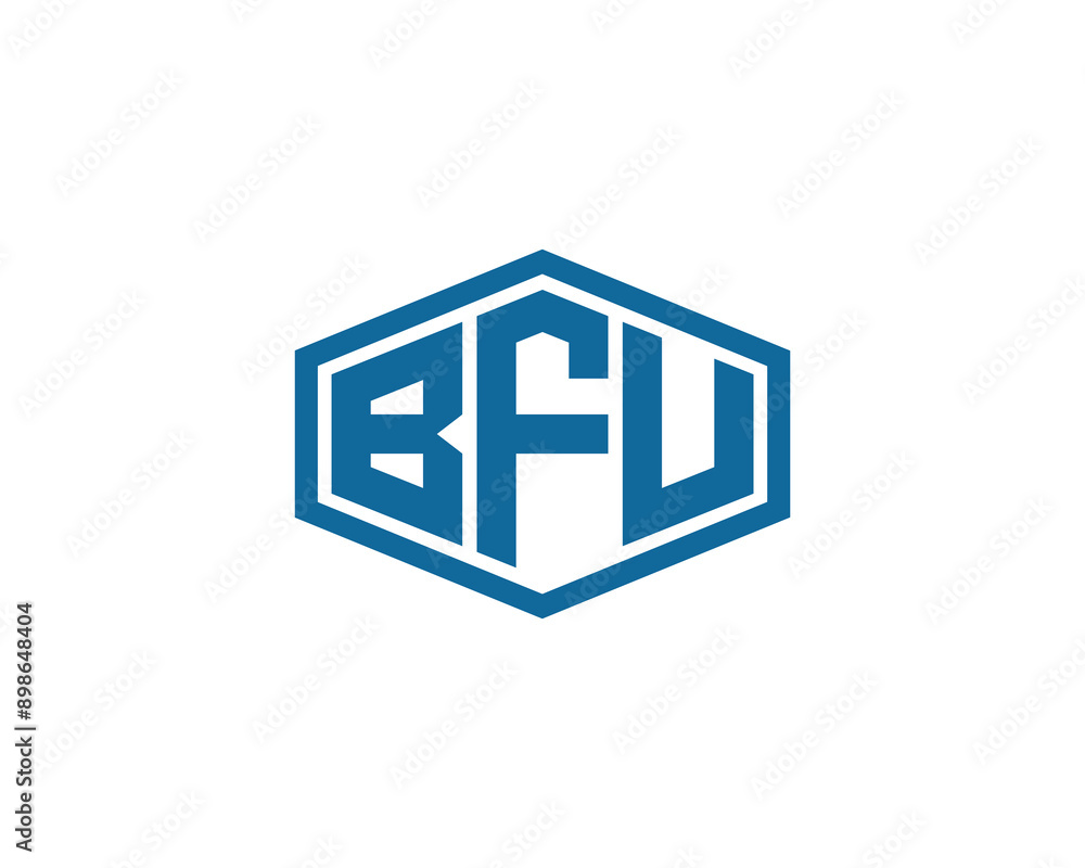 BFU logo design vector template. BFU logo design. BFU logo design vector template. BFU logo design.