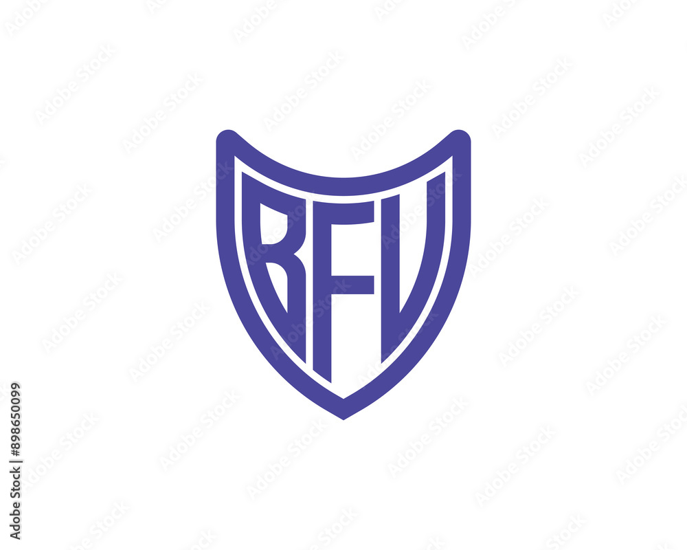 BFU logo design vector template. BFU logo design. BFU logo design vector template. BFU logo design.