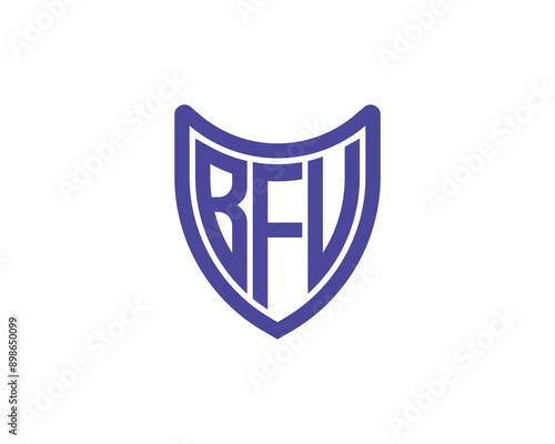Free Download BFU logo design vector template. BFU logo design. - GFXLoad