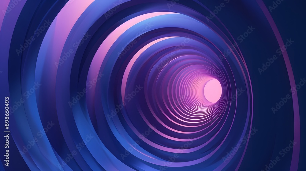 Abstract blue and pink glowing circular tunnel, futuristic and vibrant. Abstract blue and pink glowing circular tunnel, futuristic and vibrant.