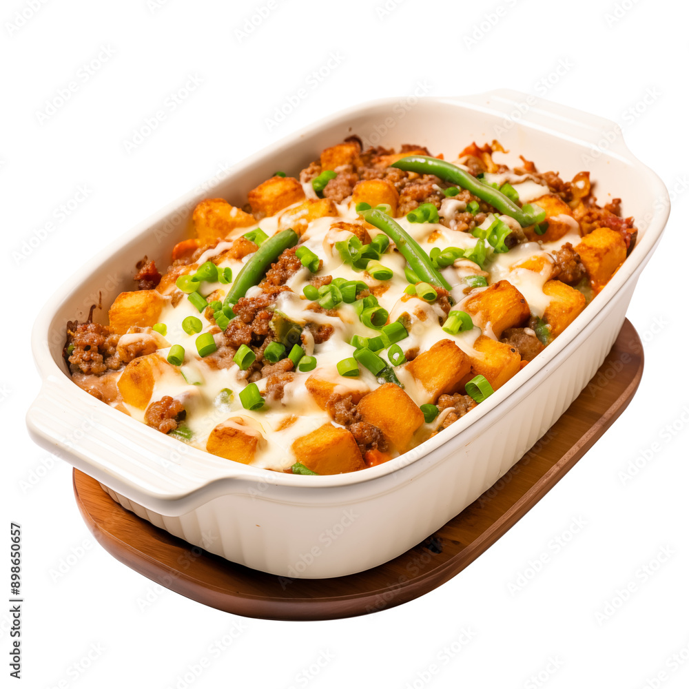 Midwestern Hot Dish A casserole dish with transparent background high quality image Midwestern Hot Dish A casserole dish with transparent background high quality image