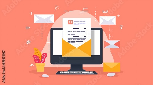 Digital Marketing: Email marketing specialist designing a visually appealing newsletter template. Boost subscriber engagement, drive conversions, and enhance brand communication by email campaigns.