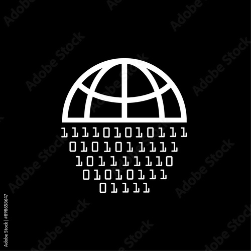 Deep web and dark web illustration