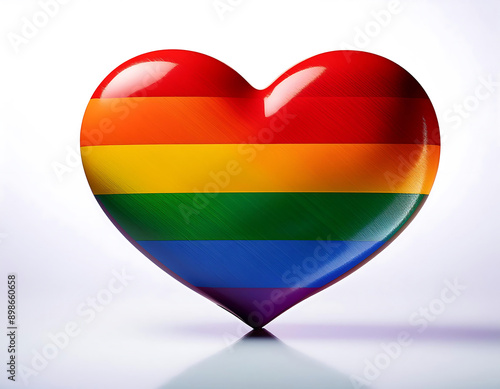 Pride Heart Icon- A colorful heart symbol with the LGBTQ+ pride flag, perfect for themes of _1(344) Free Download Pride Heart Icon- A colorful heart symbol with the LGBTQ+ pride flag, perfect for themes of _1(344) - GFXLoad
