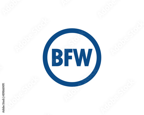 Free Download BFW logo design vector template. BFW logo design. - GFXLoad