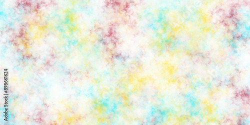 Colorful Abstract watercolor texture background with pastel drawing paper texture. Grunge texture splash paint multicolor art. Abstract soft pastel grunge texture painted with watercolor stains. © Fannaan