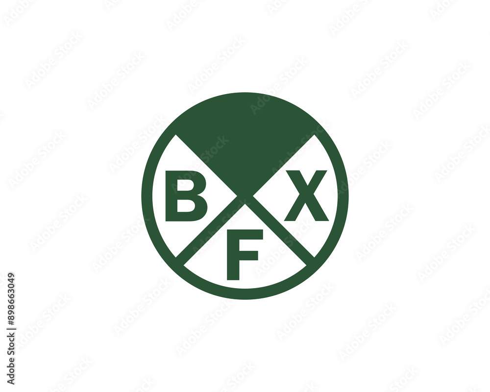BFX Logo design vector template. BFX Logo design. BFX Logo design vector template. BFX Logo design.