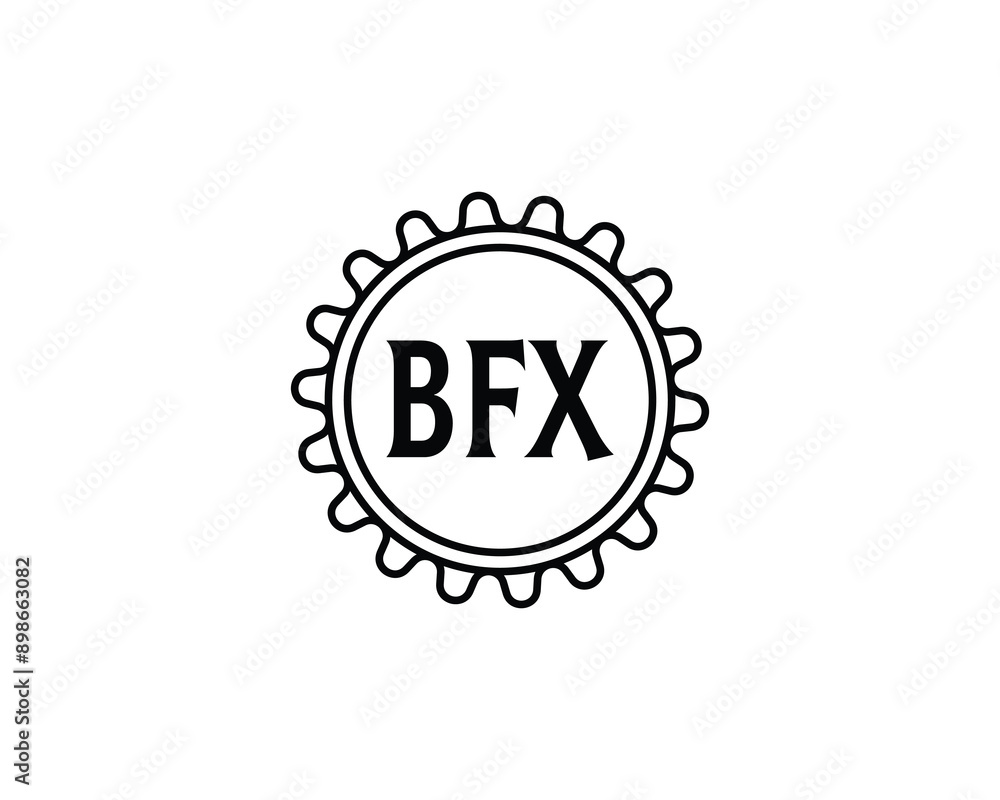 BFX Logo design vector template. BFX Logo design. BFX Logo design vector template. BFX Logo design.