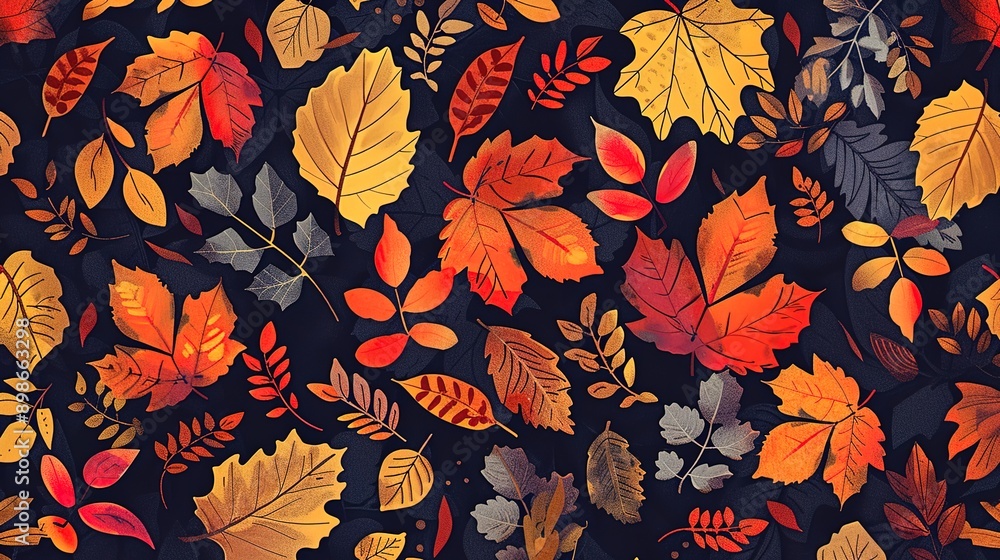 Autumn pattern wallpaper Autumn pattern wallpaper