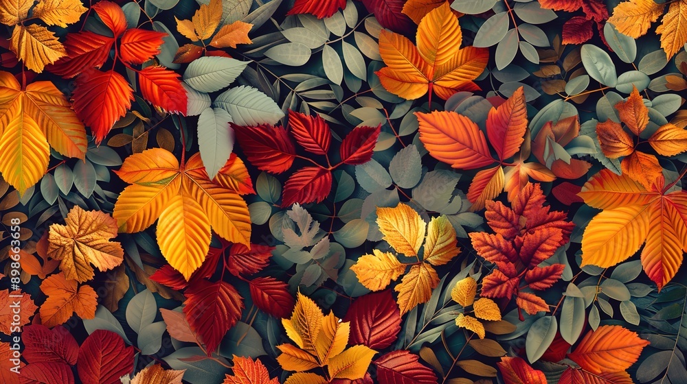 Autumn pattern wallpaper Autumn pattern wallpaper