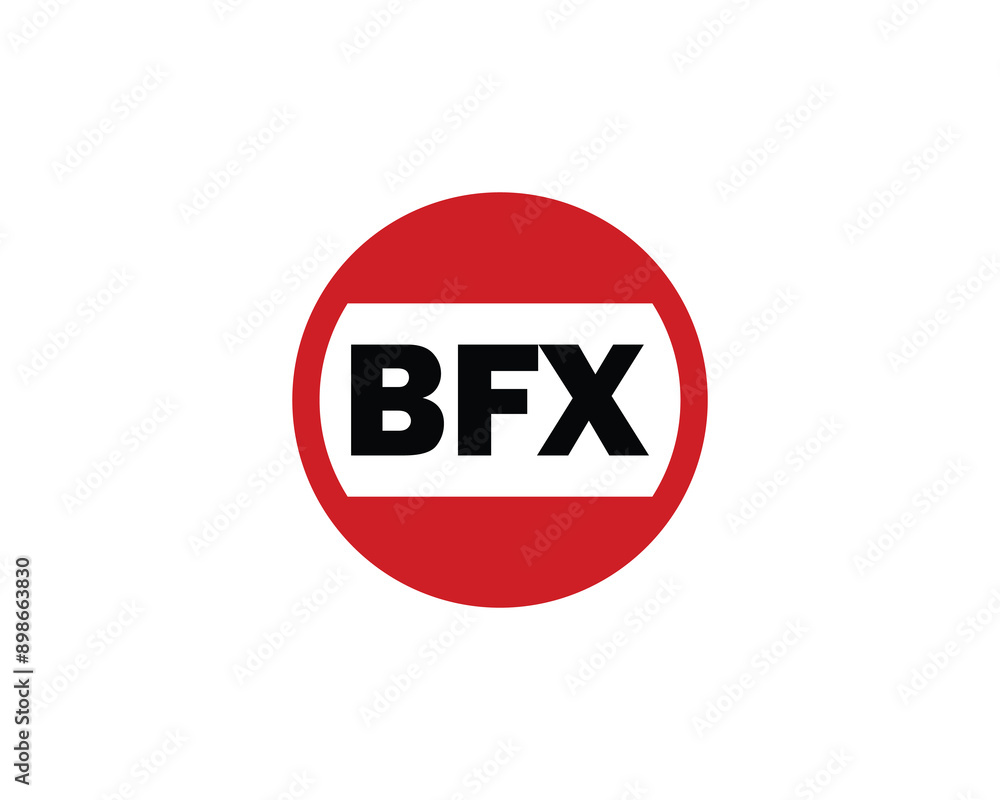 BFX Logo design vector template. BFX Logo design. BFX Logo design vector template. BFX Logo design.