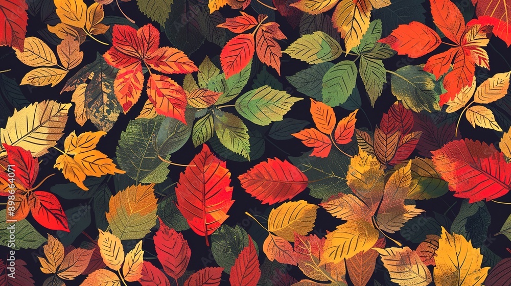 Autumn pattern wallpaper Autumn pattern wallpaper