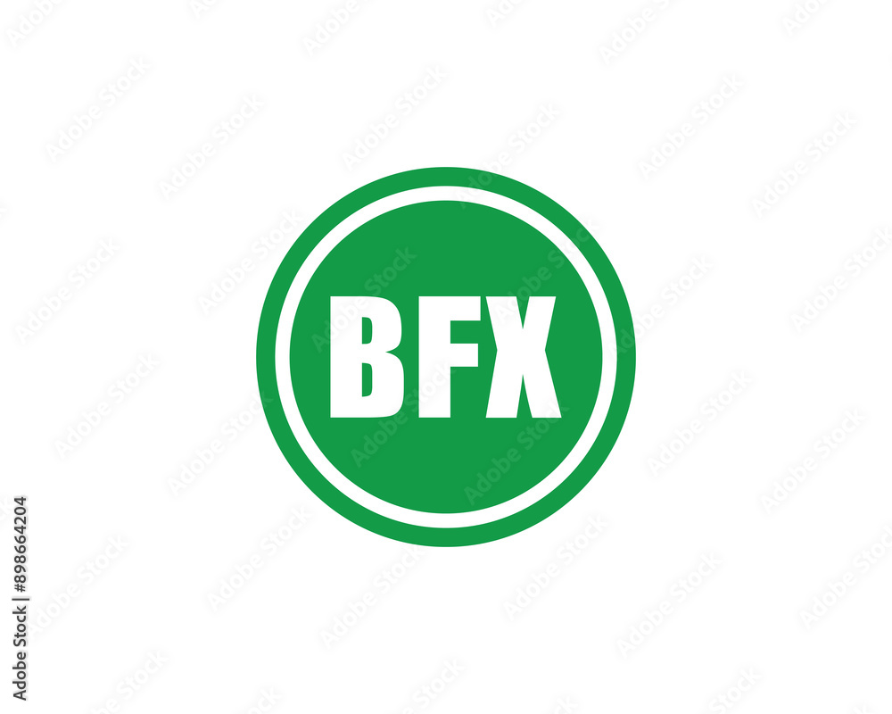 BFX Logo design vector template. BFX Logo design. BFX Logo design vector template. BFX Logo design.