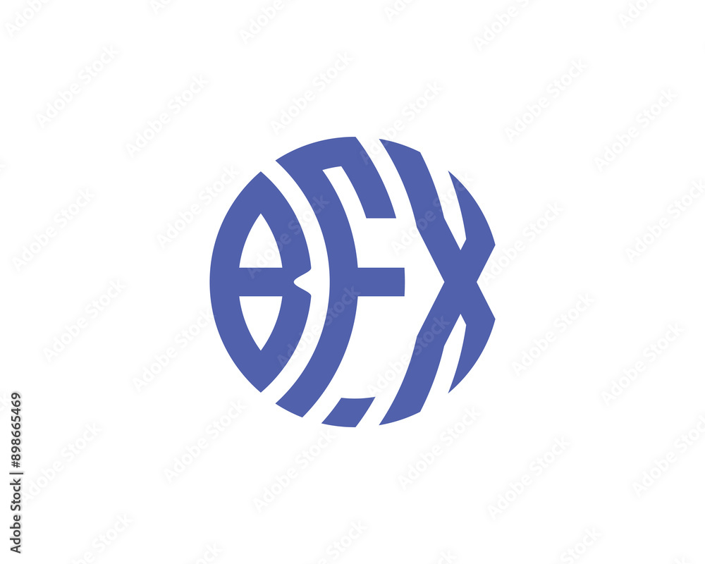 BFX Logo design vector template. BFX Logo design. BFX Logo design vector template. BFX Logo design.