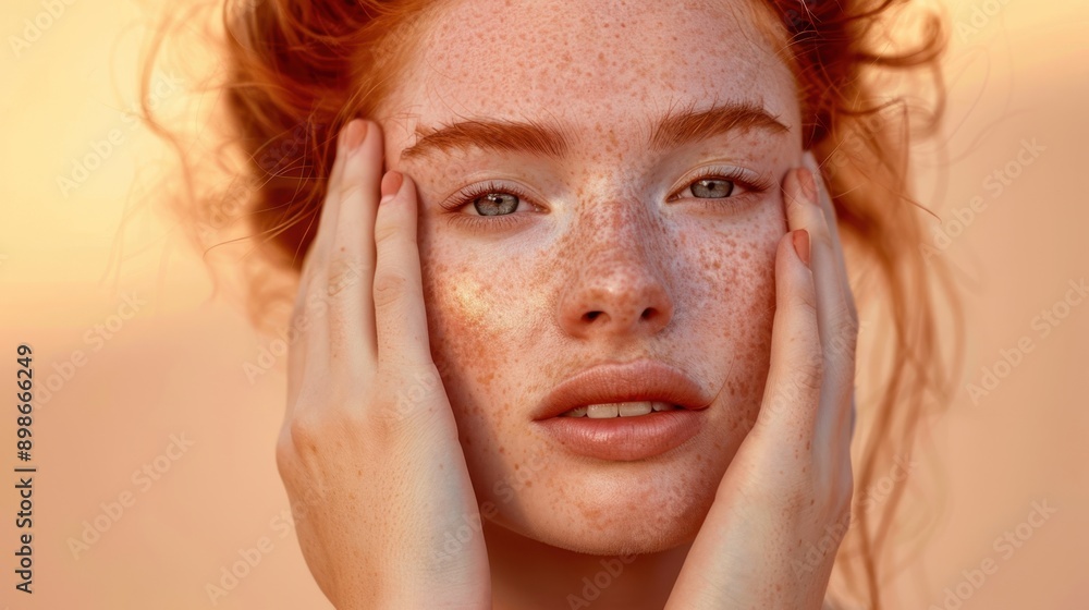 The Freckled Redheaded Woman