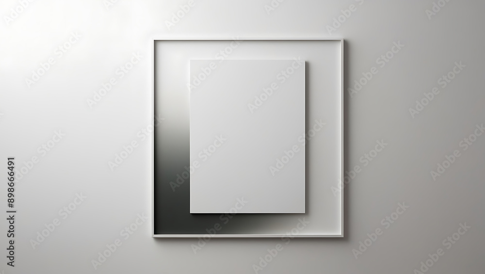 Abstract image with black frame and white background. Abstract image with black frame and white background.