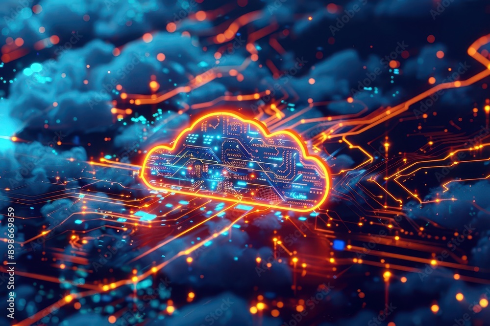 abstract digital landscape merging cloud computing cryptocurrency ai and cybersecurity concepts glowing circuit patterns and holographic interfaces abstract digital landscape merging cloud computing cryptocurrency ai and cybersecurity concepts glowing circuit patterns and holographic interfaces