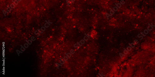 Universe with nebulae, galaxies and star clusters. Space background Fantastic outer view with realistic bright stars and cluster of gas clouds abstract vector design art. beautiful dark red powder.	