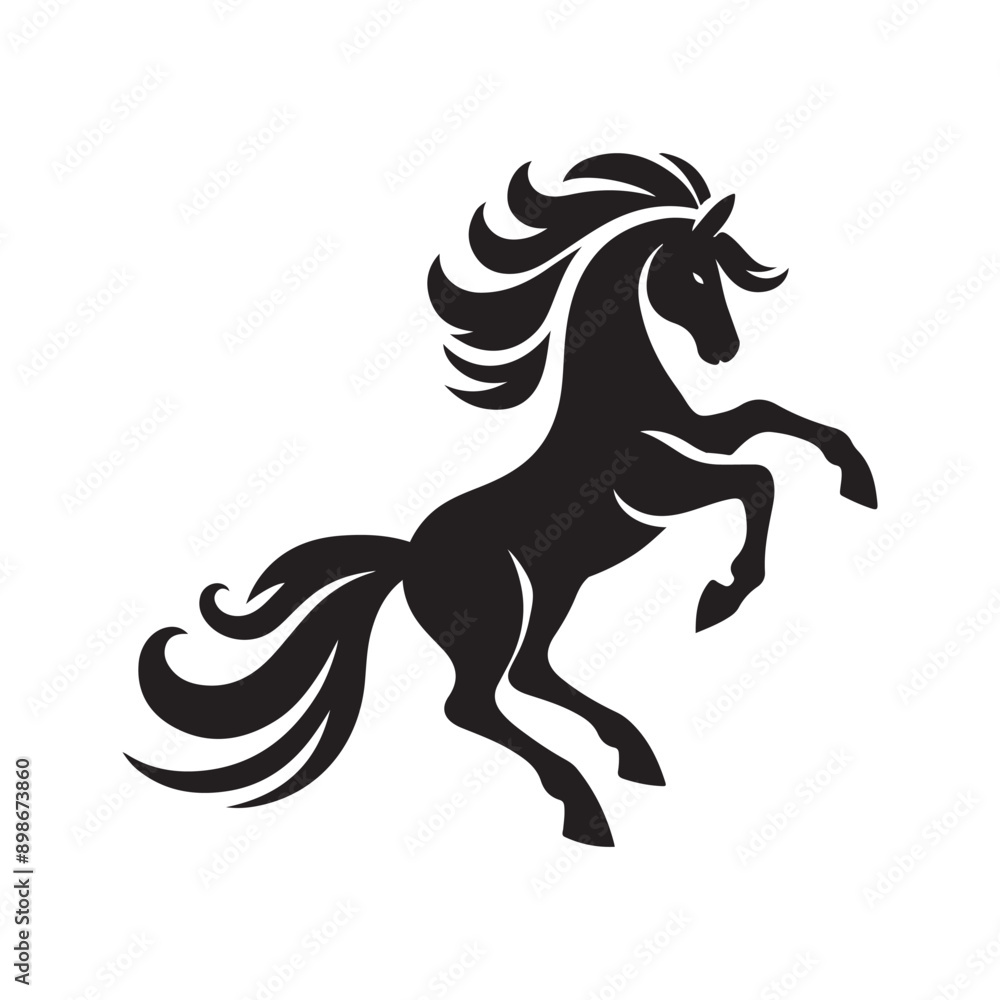 Horse silhouette vector illustration Horse silhouette vector illustration
