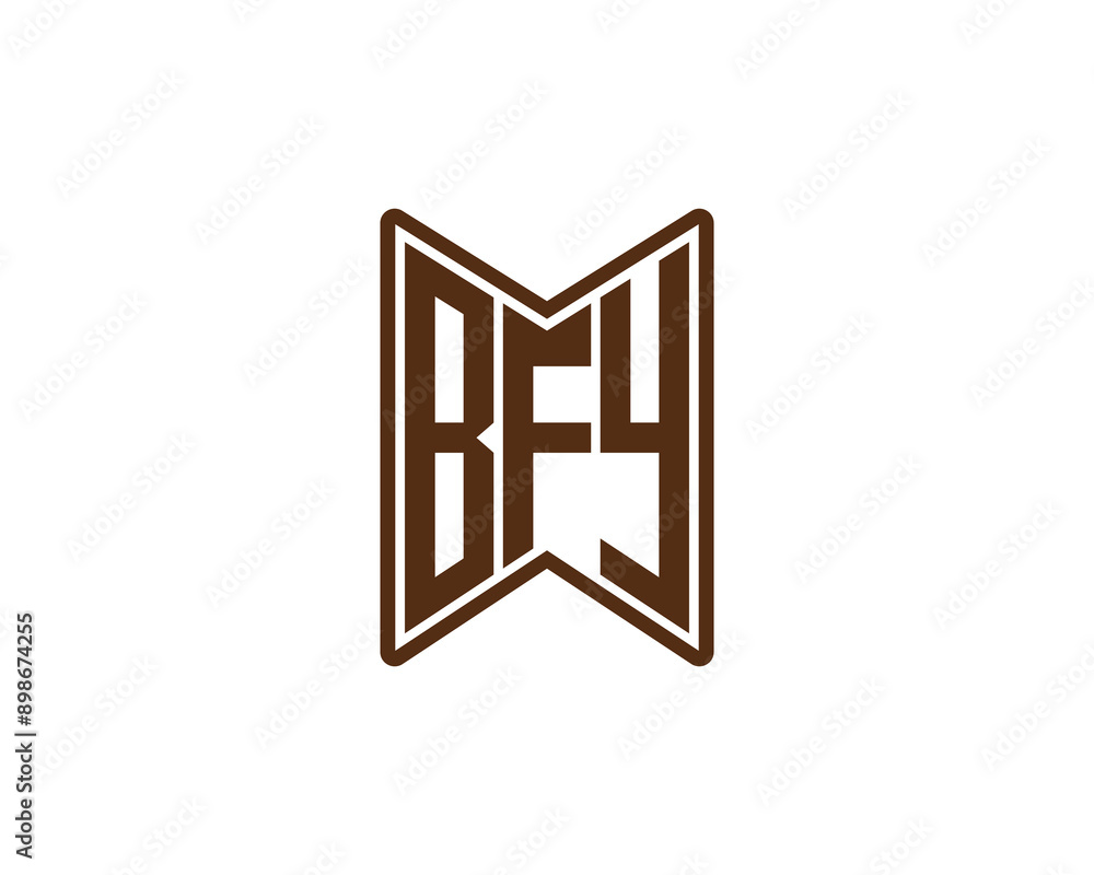 BFY logo design vector template. BFY logo design. BFY logo design vector template. BFY logo design.