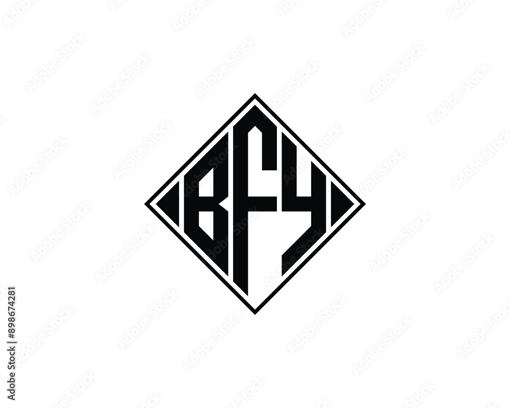 BFY logo design vector template. BFY logo design. BFY logo design vector template. BFY logo design.