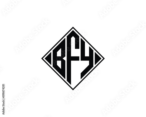 BFY logo design vector template. BFY logo design. Free Download BFY logo design vector template. BFY logo design. - GFXLoad