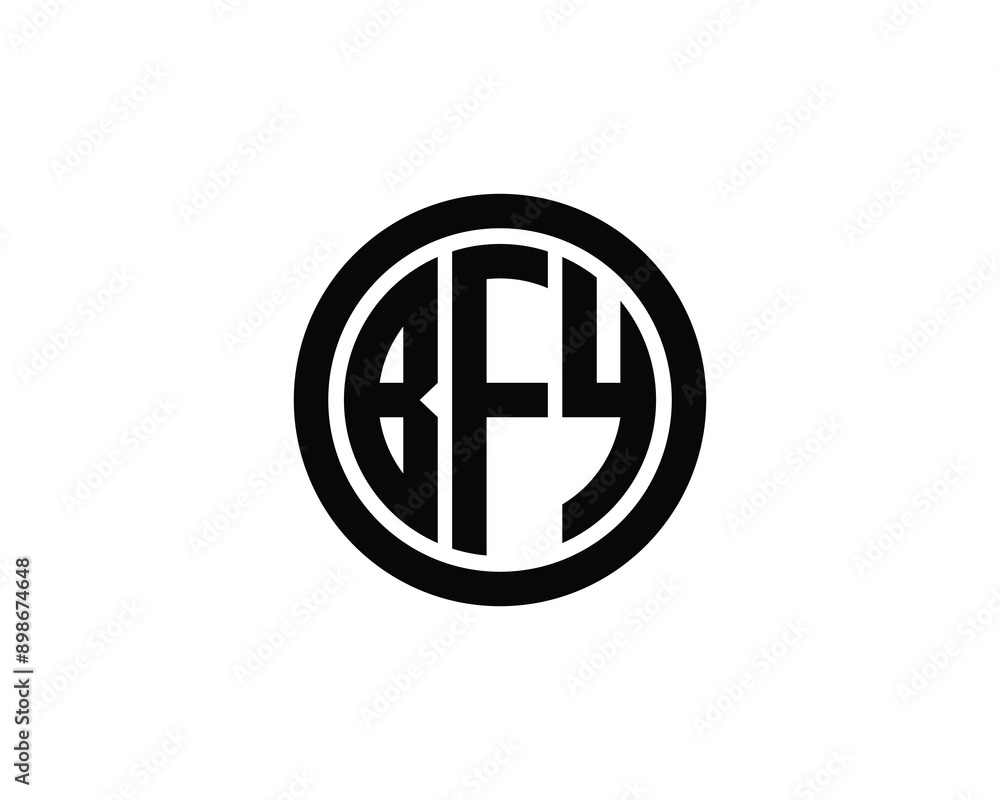 BFY logo design vector template. BFY logo design. BFY logo design vector template. BFY logo design.