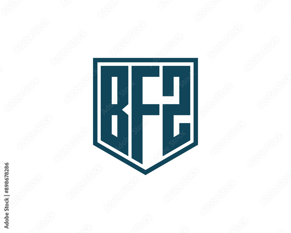 BFZ logo design vector template. BFZ logo design. BFZ logo design vector template. BFZ logo design.