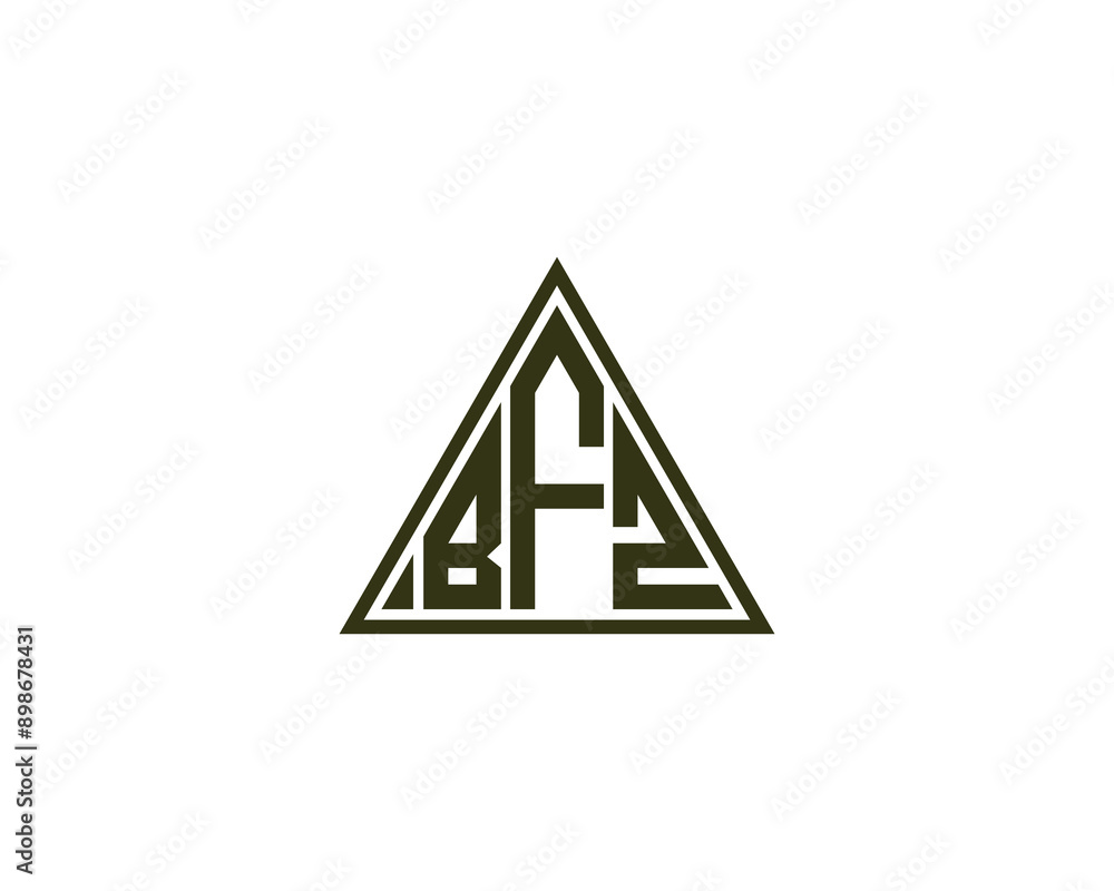 BFZ logo design vector template. BFZ logo design. BFZ logo design vector template. BFZ logo design.