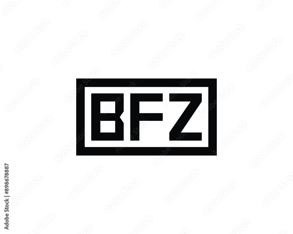BFZ logo design vector template. BFZ logo design. BFZ logo design vector template. BFZ logo design.