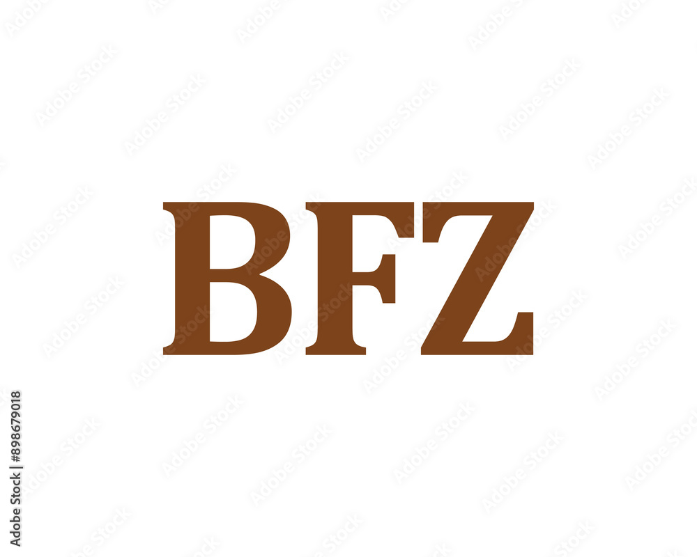 BFZ logo design vector template. BFZ logo design. BFZ logo design vector template. BFZ logo design.