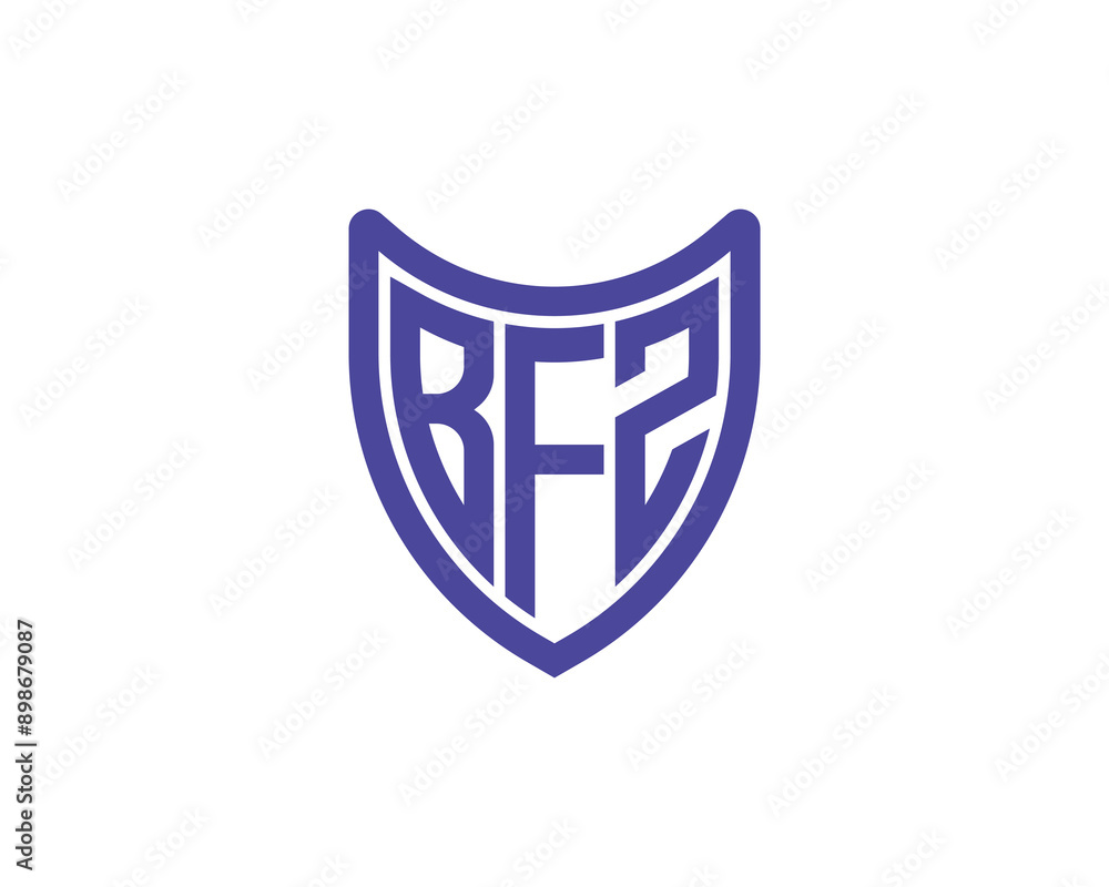 BFZ logo design vector template. BFZ logo design. BFZ logo design vector template. BFZ logo design.
