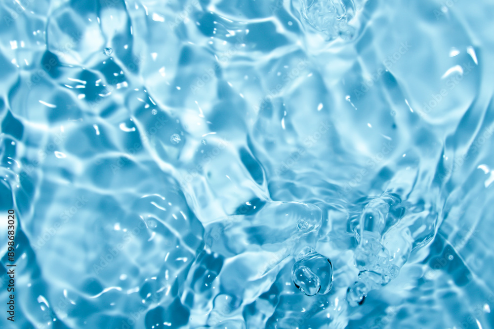 Clear blue natural waves with a shimmer. Clear blue natural waves with a shimmer.