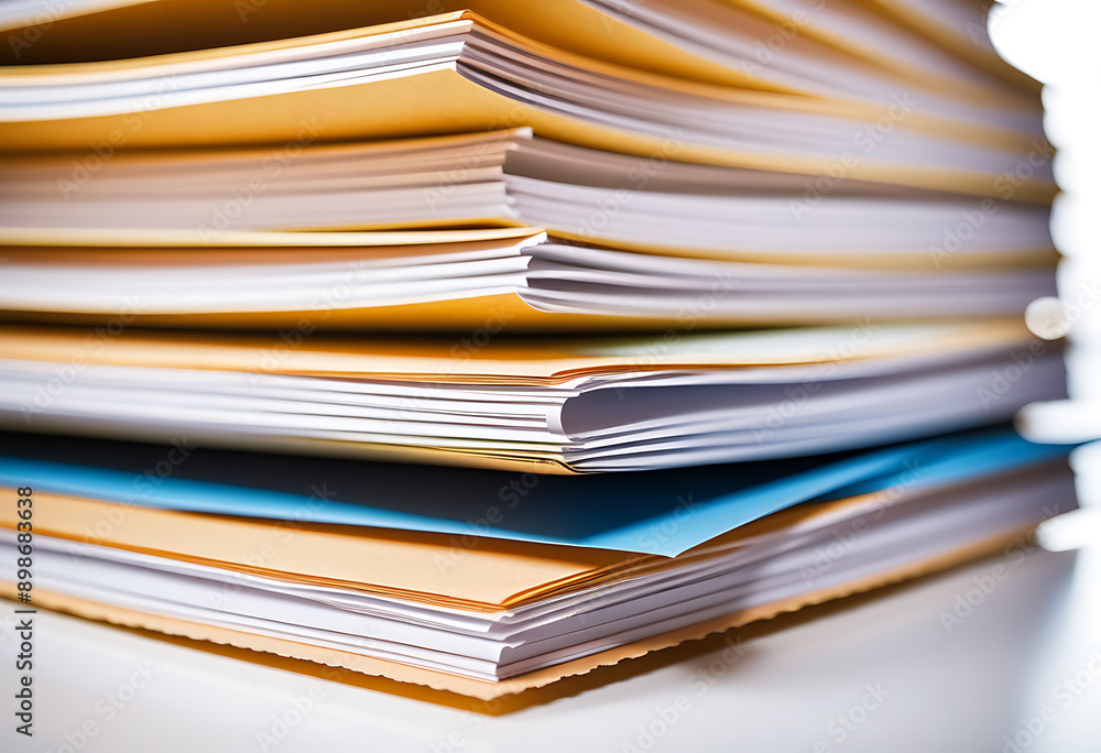 papers stack isolated white background high resolution high details vibrant papers stack isolated white background high resolution high details vibrant