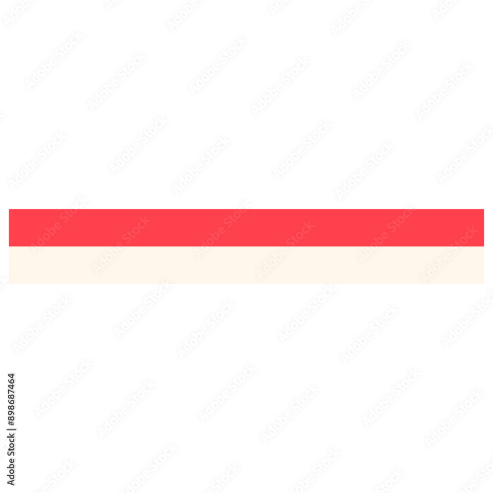 Indonesian Flage Shape decoration vector Indonesian Flage Shape decoration vector