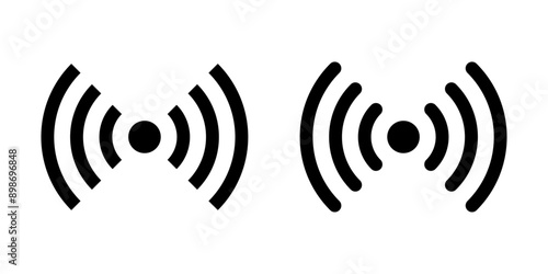 Wi-Fi signal icon set