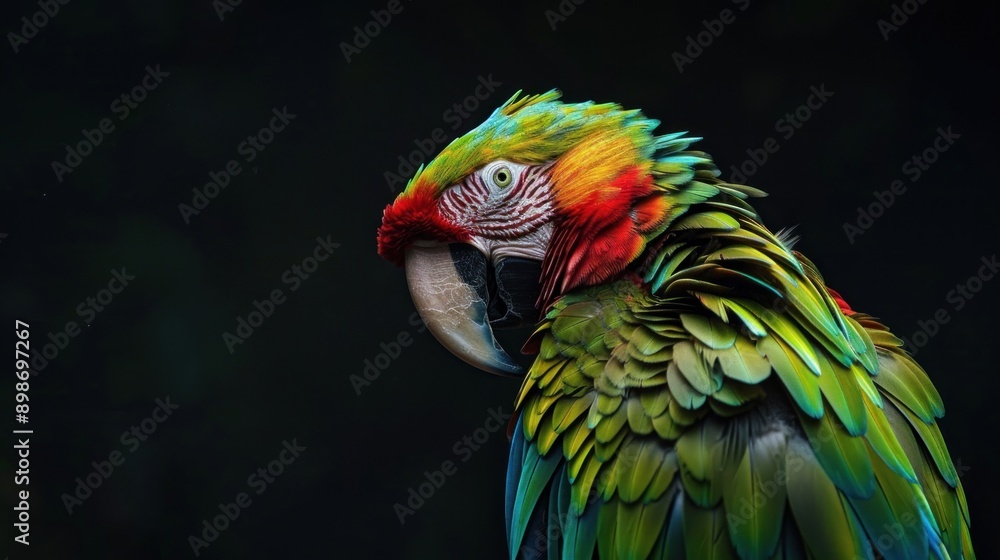 Colorful Macaw with Vibrant Feathers Colorful Macaw with Vibrant Feathers
