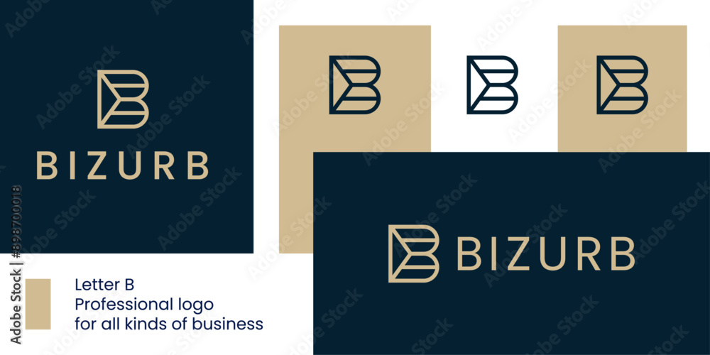 Modern Abstract B Letter with Forward Arrow Design. Modern Abstract B Letter with Forward Arrow Design.