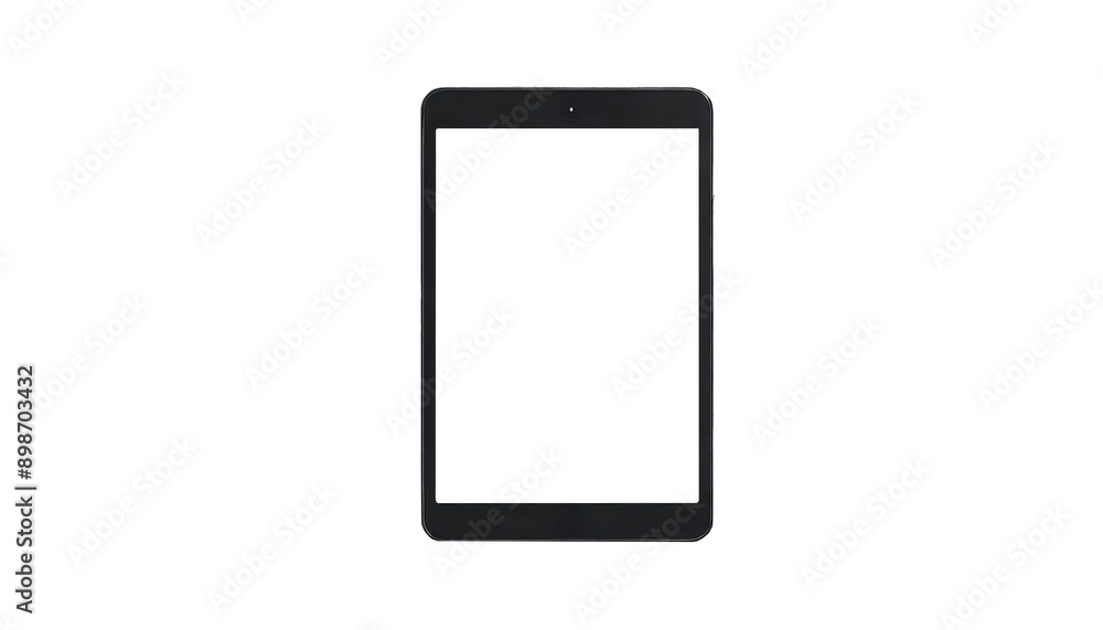 Modern black tablet isolated on a transparent background. Suitable for showcasing apps, digital content, and e-commerce products. Ideal for businesses in technology, retail, and digital marketing. Modern black tablet isolated on a transparent background. Suitable for showcasing apps, digital content, and e-commerce products. Ideal for businesses in technology, retail, and digital marketing.
