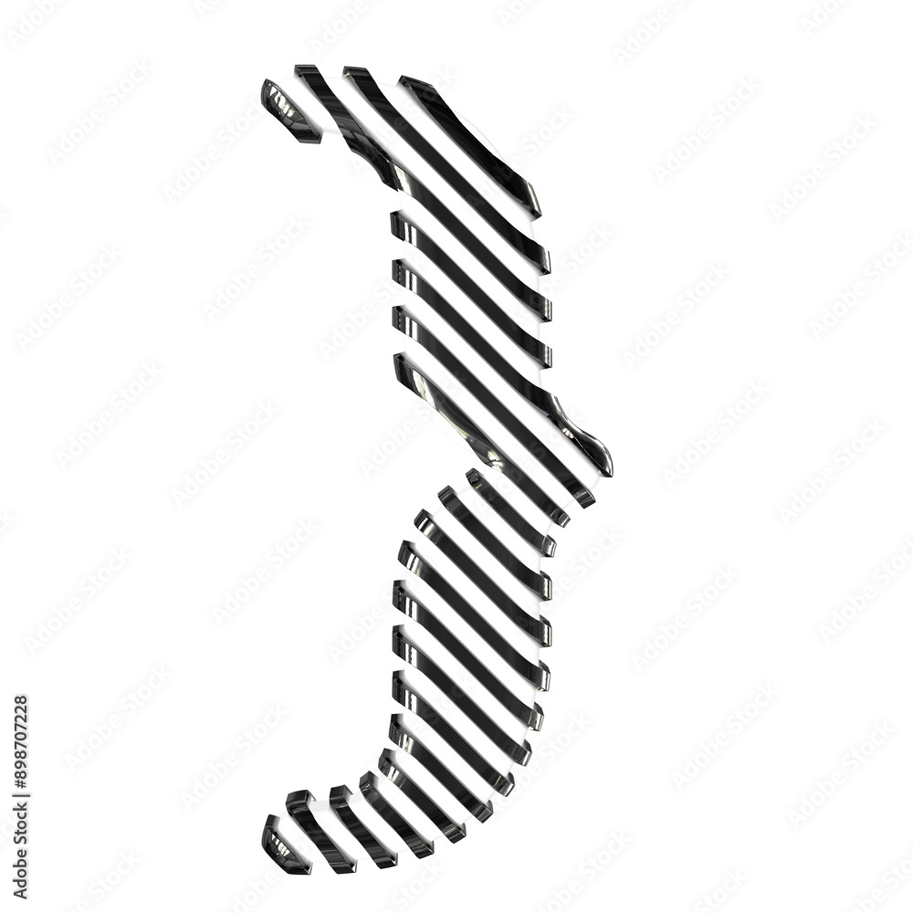 White symbol with black diagonal ultra thin straps White symbol with black diagonal ultra thin straps