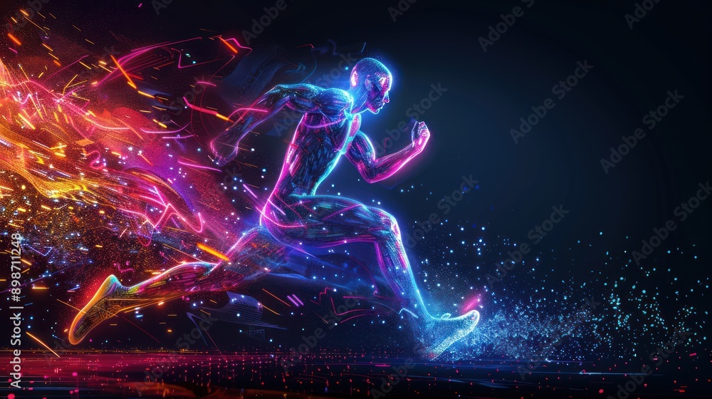 Digital Runner: A Speed-Filled Abstract Digital Runner: A Speed-Filled Abstract