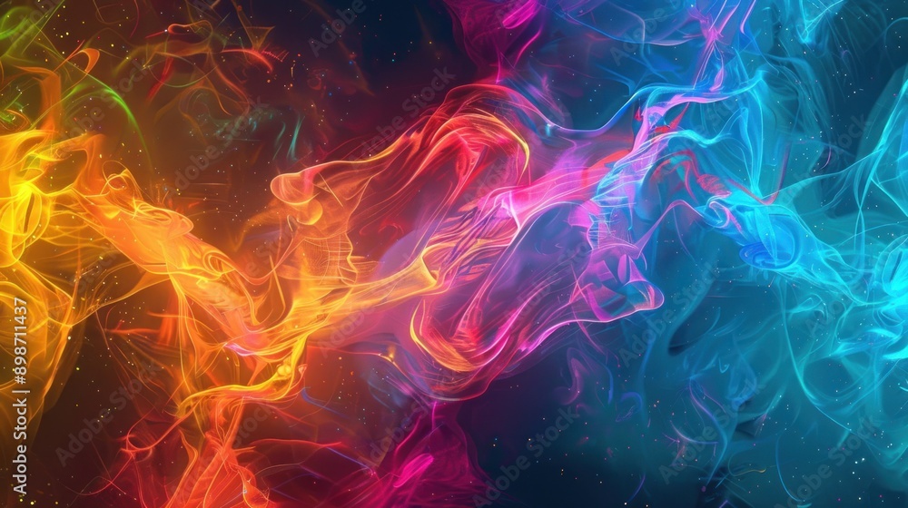 Abstract Colorful Smoke Abstract Colorful Smoke